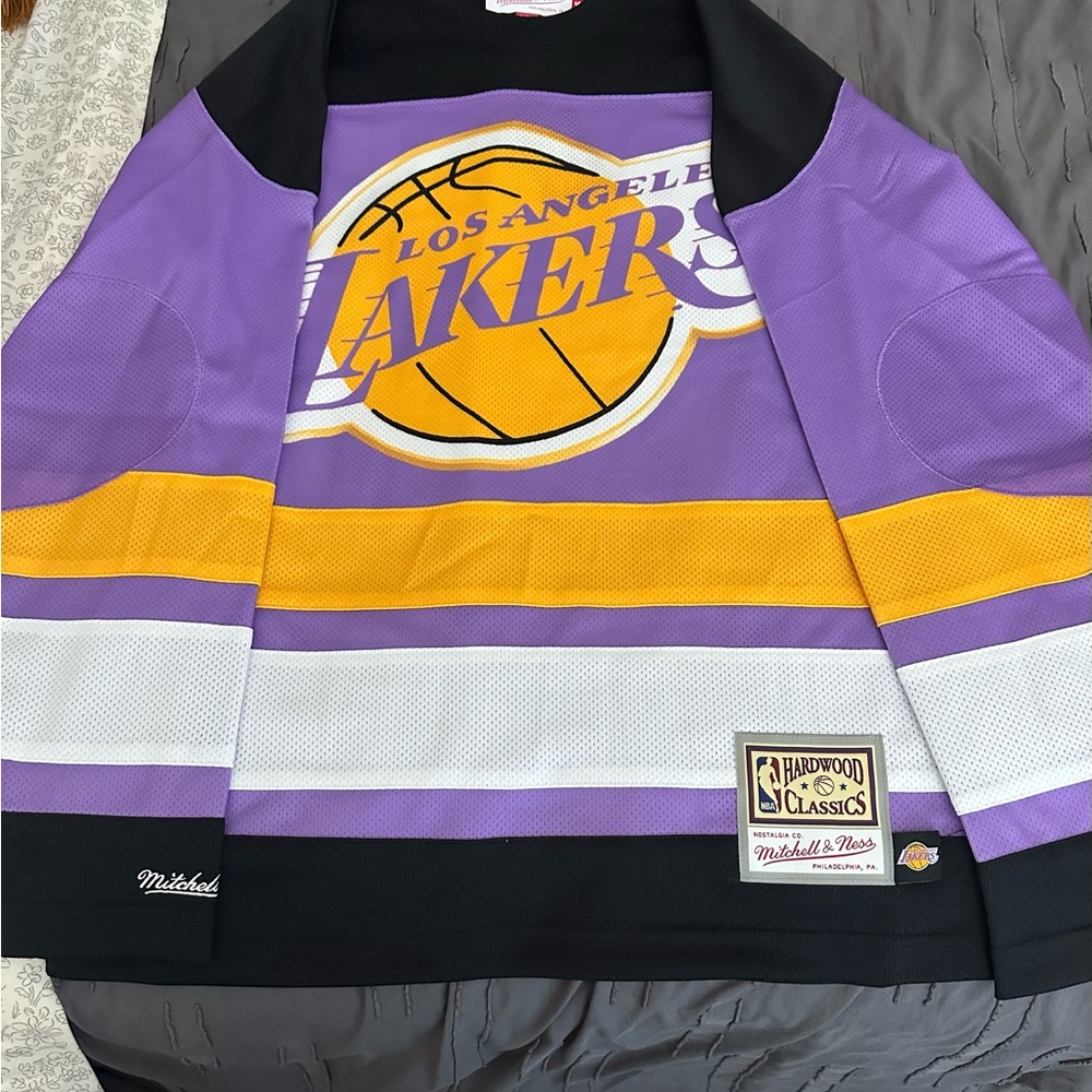 Mitchell & Ness Los Angeles Lakers Purple and Gold Jersey